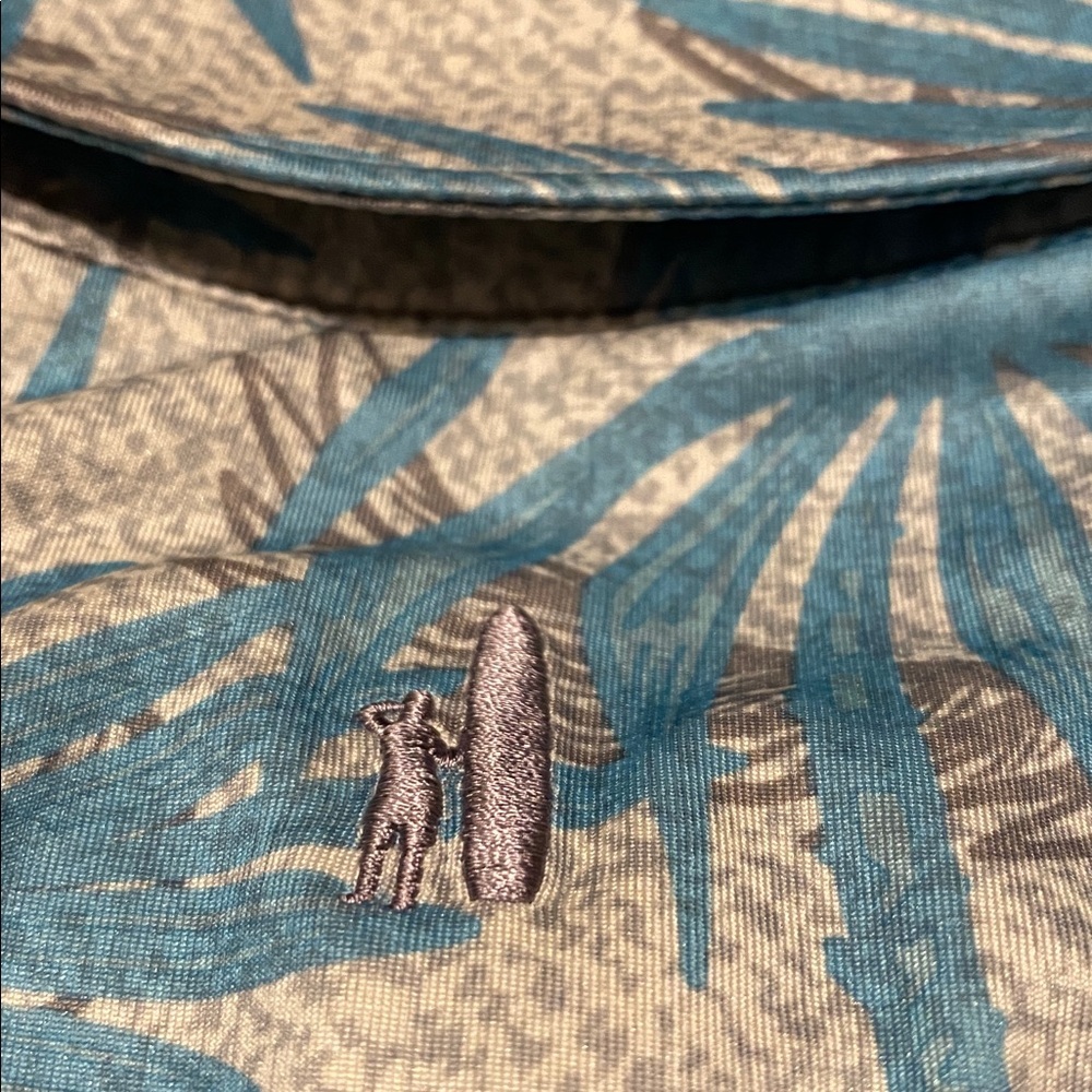 Johnnie O Performance S/S Polo Murray Seal Teal Tan LARGE 2021